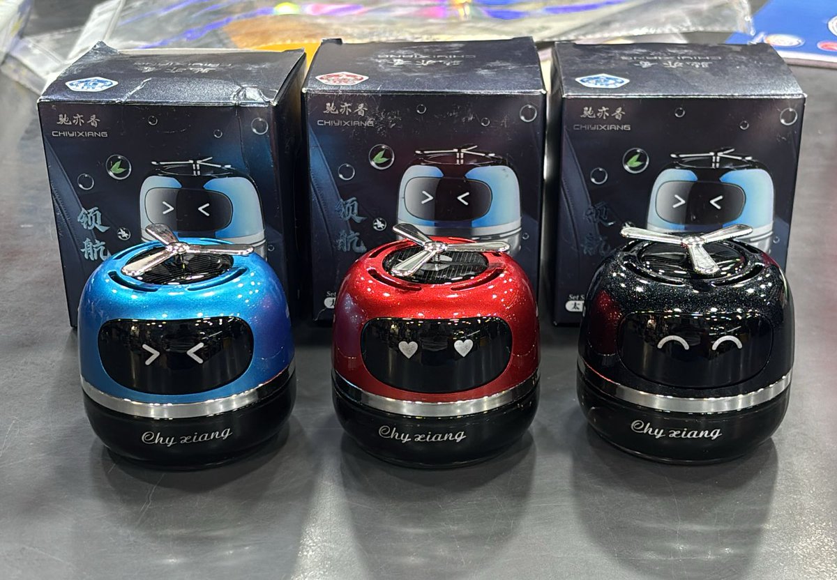 RvCars2's tweet photo. RVcars2 Presents 👑
Diffuser Robot Odor Eliminator for Dashboard

⚡ Stylish Solar Car Aromatherapy working on Solar Power with 360 Degree Rotation for Car Dashboard Air Freshener Perfume, with Organic Fragrance.

#cars #cars #cars #autoexpo2023 #carporn #bmw #carliemarie https://t.co/P8YiI7OAKG