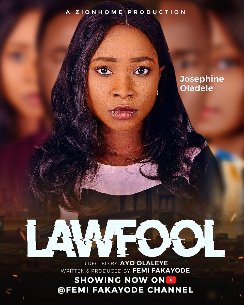 yem_studio's tweet photo. LAWFOOL is now showing on YouTube
Directed by @Ayo Olaleye
Produced by Fakayode Olufemi Oladapo https://t.co/xFv8TIz57u