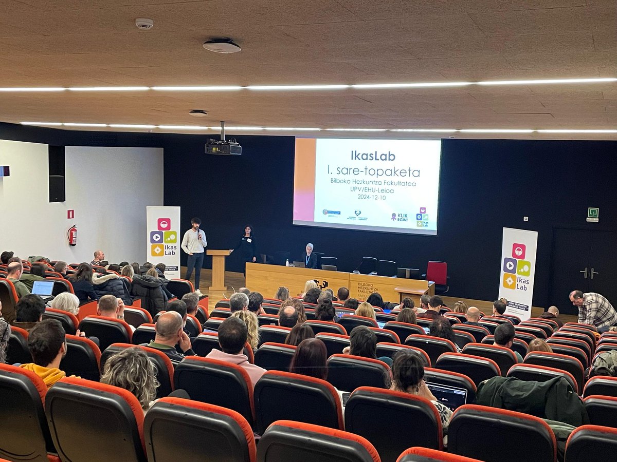 🎓 Ehun irakasle baino gehiago bildu gara IkasLab proiektu pilotoa duten ikastetxeen I.sare-topaketan,  Bilboko Hezkuntza Fakultatean <a href="/bhf_feb/">Bilboko Hezkuntza F. de Educación de Bilbao</a> <a href="/upvehu/">UPV/EHU</a>.

🧵👇
