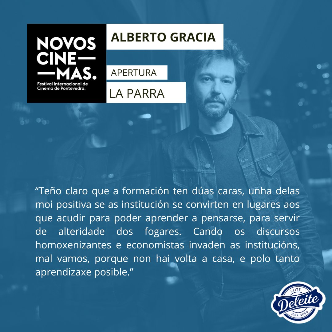 🟣🏂 𝗖𝗢𝗡𝗩𝗘𝗥𝗦𝗔𝗦 #NovosCinemas09

Novo espazo en colab. con <a href="/deleitegalego/">Deleite</a> . Conversamos cos cineastas da edición. Isto é o que nos dixo 𝗔𝗹𝗯𝗲𝗿𝘁𝗼 𝗚𝗿𝗮𝗰𝗶𝗮, director de 𝙇𝙖 𝙥𝙖𝙧𝙧𝙖, filme de apertura

<a href="/Pontevedrate/">Concello de Pontevedra</a> <a href="/depo_es/">Deputación Pontevedra</a> #Agadic <a href="/CineICAA/">ICAA</a> <a href="/uvigo/">Universidade de Vigo</a> <a href="/FGalaika/">Filmika Galaika 🍉</a>