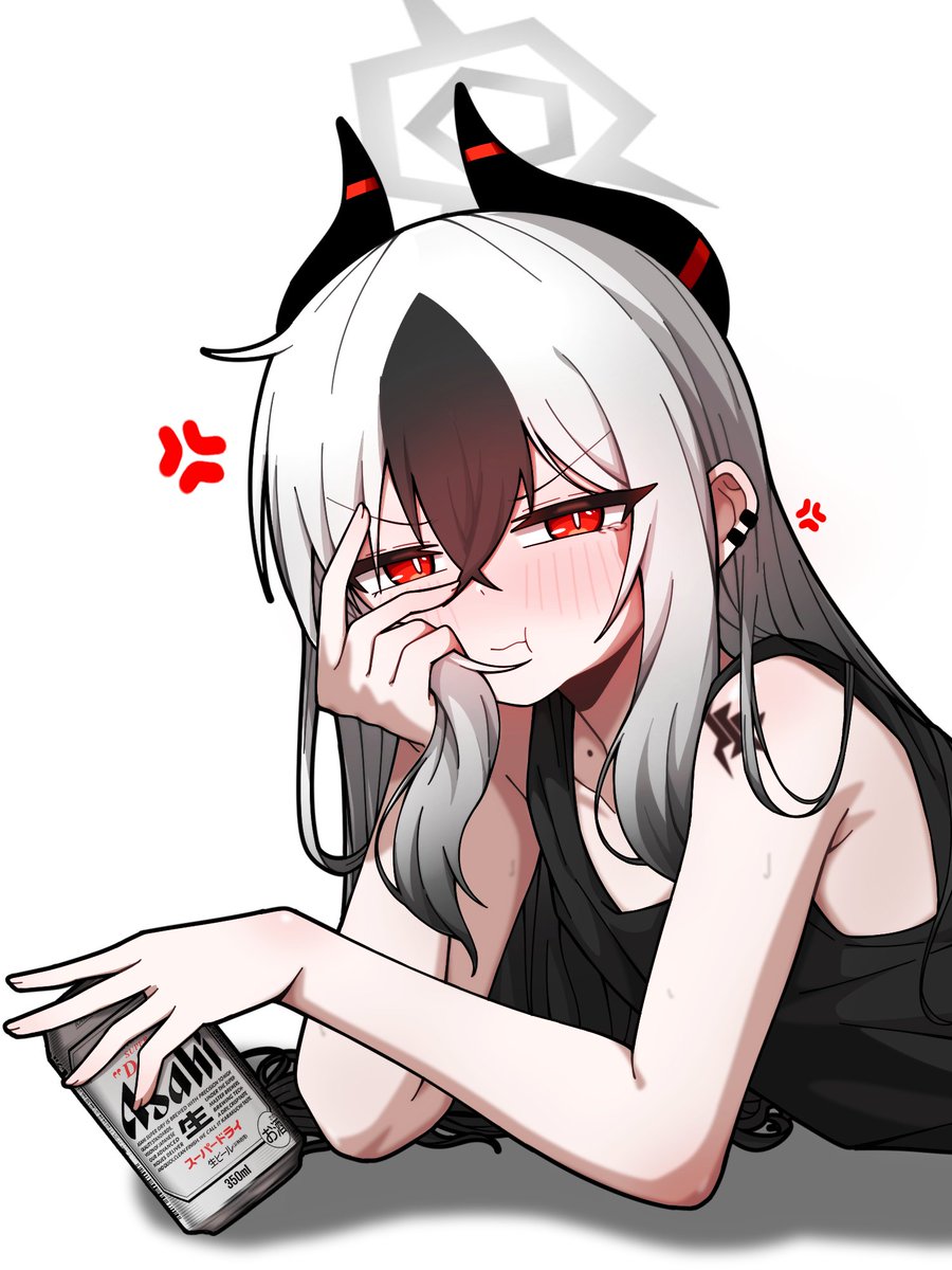 カヨコ❌ビール #ブルアカ #BlueArchive 