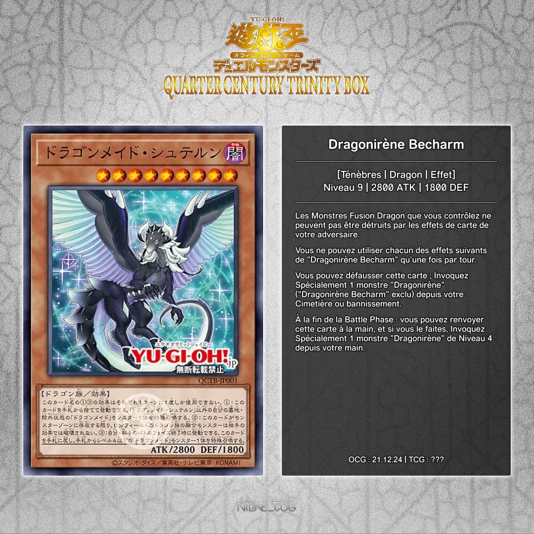 niline_tcg's tweet photo. Nouvelles cartes de l'édition "Quarter Century Trinity Box" [QCTB] !

Source : yuginews &amp; ygorganization
#遊戯王 #yugioh #유희왕 #tcg #yugiohcards #vjump #masterduel #ocg #dragonmade https://t.co/wMttlkq0eT