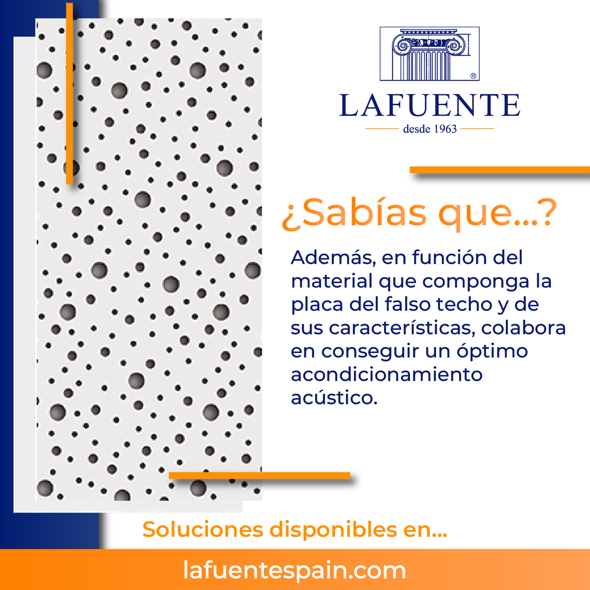 LafuenteSegovia's tweet photo. 💡¿Sabías que... Actualmente los falsos techos ofrecen una versatilidad que nos permite elegir el que mejor se ajuste a nuestras necesidades, sin descuidar la decoración que nos gusta?
✅ Encuentra tu solución en https://t.co/ICIbV0uggS
#falsostechos #aislamiento #acústica https://t.co/AJQzQO3PtC