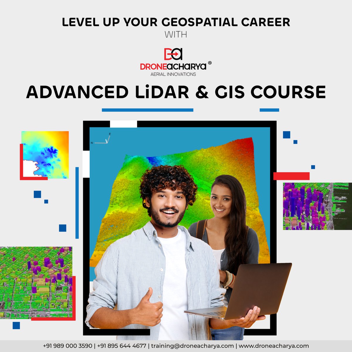 Boost your geospatial career with LiDAR! 🌍
Join DroneAcharya’s expert-led courses to master cutting-edge technology and unlock limitless opportunities in the industry. 🚀
Upskill today and stay ahead in your career! ✨ #GeospatialCareers #LiDAR #DroneAcharya