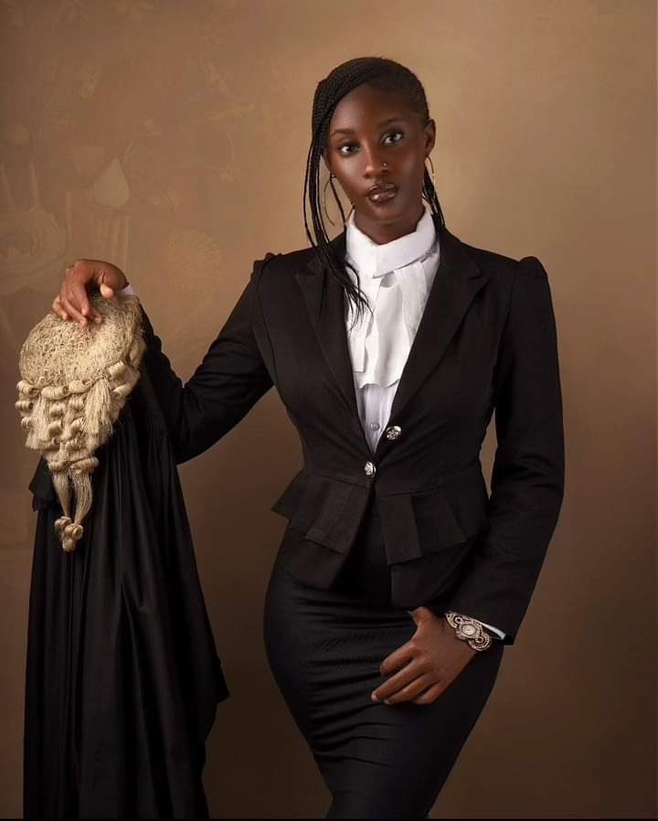 No forget, I no be una set. 👩‍⚖️ #BarristerIfunanya. Baddest lawyer!