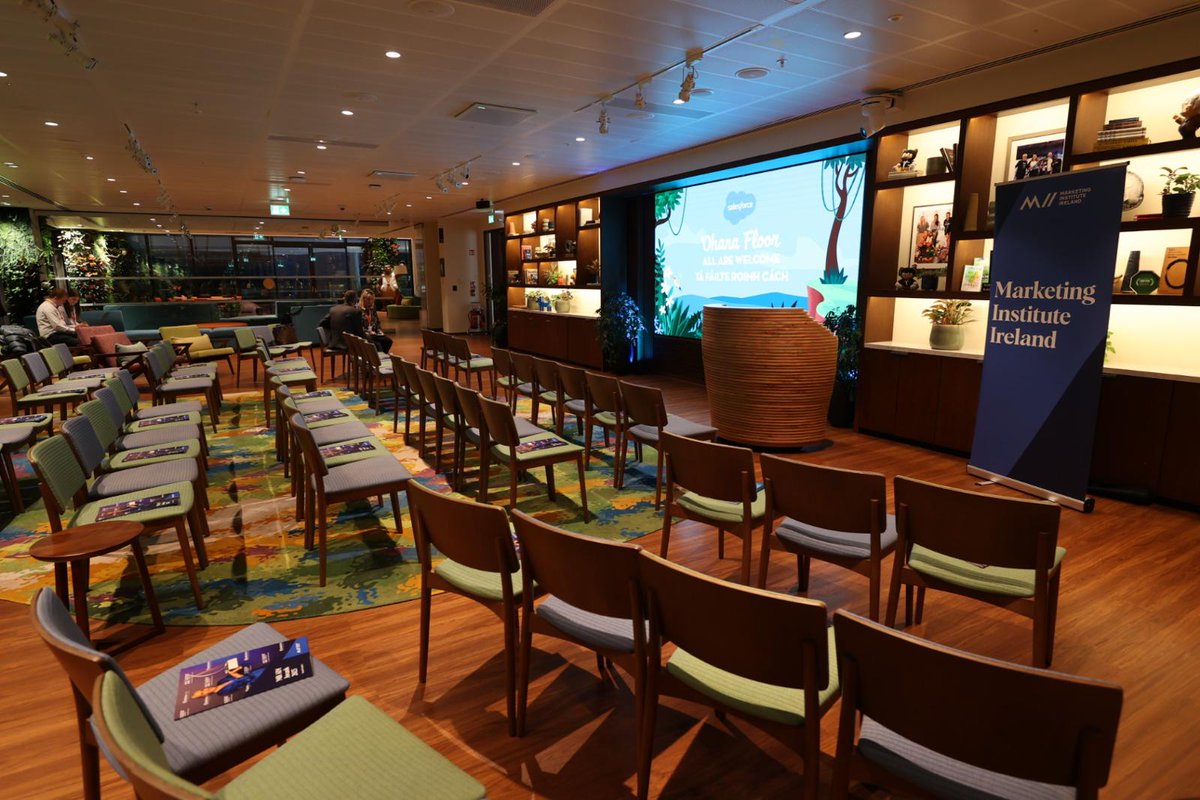 Marketing Institute Ireland (@miiireland) on Twitter photo Welcome to MII All Ireland Marketing Awards Launch📍
We’re all set for what promises to be an exciting morning ahead connecting with past winners, future contenders, sponsors and leaders in the marketing community.
Thanks to <a href="/salesforce/">Salesforce</a> for having us in their lovely offices💙 Welcome to MII All Ireland Marketing Awards Launch📍
We’re all set for what promises to be an exciting morning ahead connecting with past winners, future contenders, sponsors and leaders in the marketing community.
Thanks to <a href="/salesforce/">Salesforce</a> for having us in their lovely officesđź’™