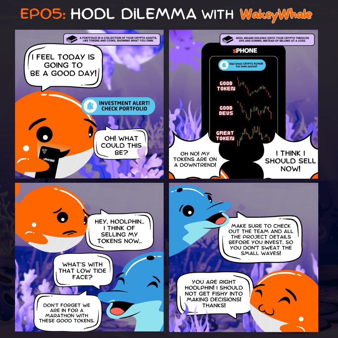 SendingLabs's tweet image. It’s a whole ‘nother HODL-emma 😣 that most holders face. Y’all don’t want to make any fishy 🐠 decisions, right? 

So make sure to DYOR 🫵 and make wise decisions when investing 💰

#SendingMe #hodl #Web3 #CryptoCommunity #Social