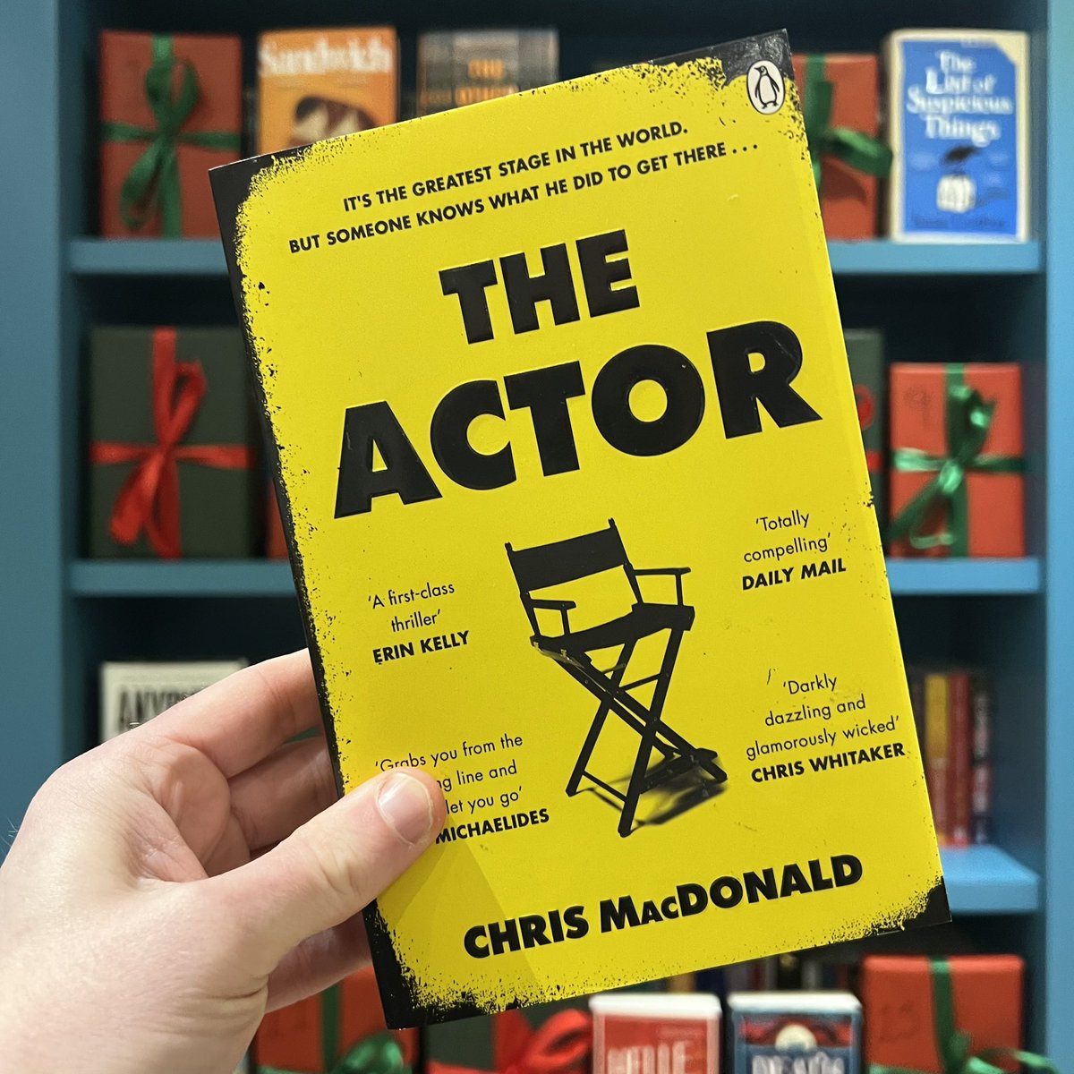 bertsbooks's tweet photo. Every day in December I’m revealing my favourite books of the year in #BertVent

The latest book to be revealed is The Actor by Chris McDonald. - I loved this, it was so intense and it kept me reading late into the night! https://t.co/XPe14Jct76