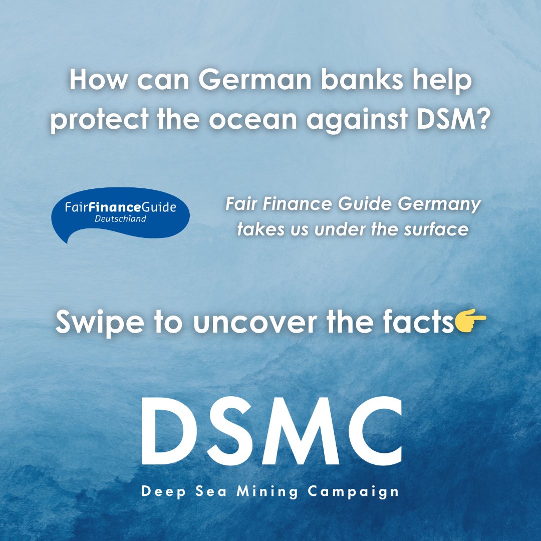 NoDeepSeaMining's tweet photo. Out of 20 banks analyzed, 9 lack any policy on DSM. Others block direct investment but still provide corporate financing to DSM-linked companies.
The risks demand action. Learn more: https://t.co/eR7e1mdTt0
#StopDeepSeaMining #SustainableBanking #FairFinanceGuide https://t.co/frgi5zdvt6