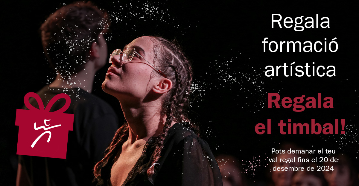 Centre de formació i creació escènica el timbal (@eltimbalbcn) on Twitter photo 🎄Regala formació artística 🎭
Regala eltimbal🥁
Per més informació:
📩escola@eltimbal.org
📞933027347 🎄Regala formació artística 🎭
Regala eltimbal🥁
Per més informació:
📩escola@eltimbal.org
📞933027347