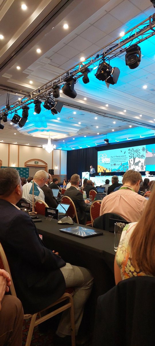 #ipbes11 in Namibia day 1! Opening  remarks highlighting more important than ever need to bridge science and policy for informing CBD, and ensuring a sustainable furure for nature and people