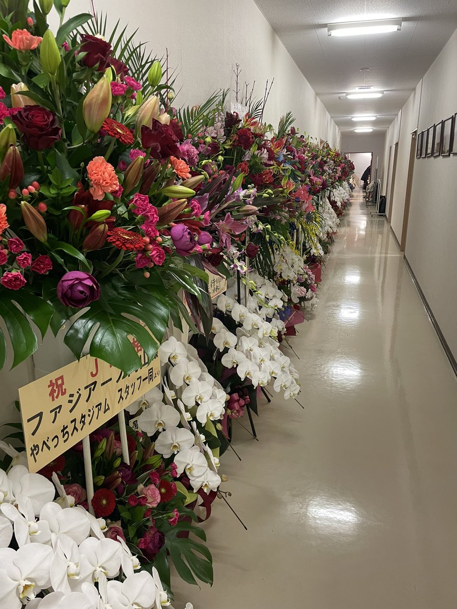 uchitomi_1987's tweet photo. 政田サッカー場にお花をたくさんいただいており、事務所がとても良い匂い…(ありがとうございます🙇‍♂️) https://t.co/nZOqLsCjYu
