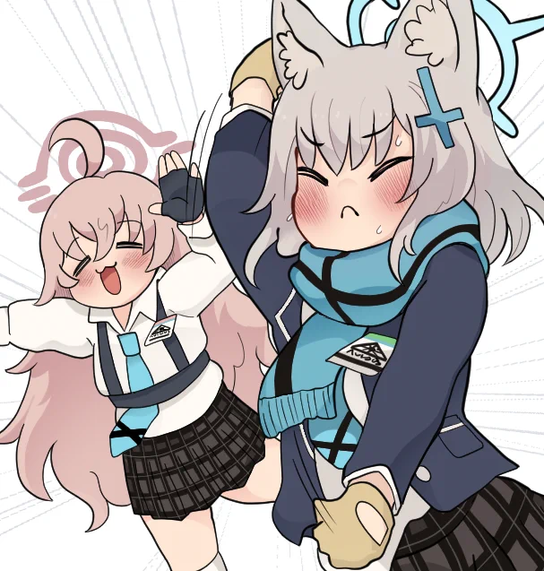 ホシノのオドループみた。かわいすぎる #ブルアカ 