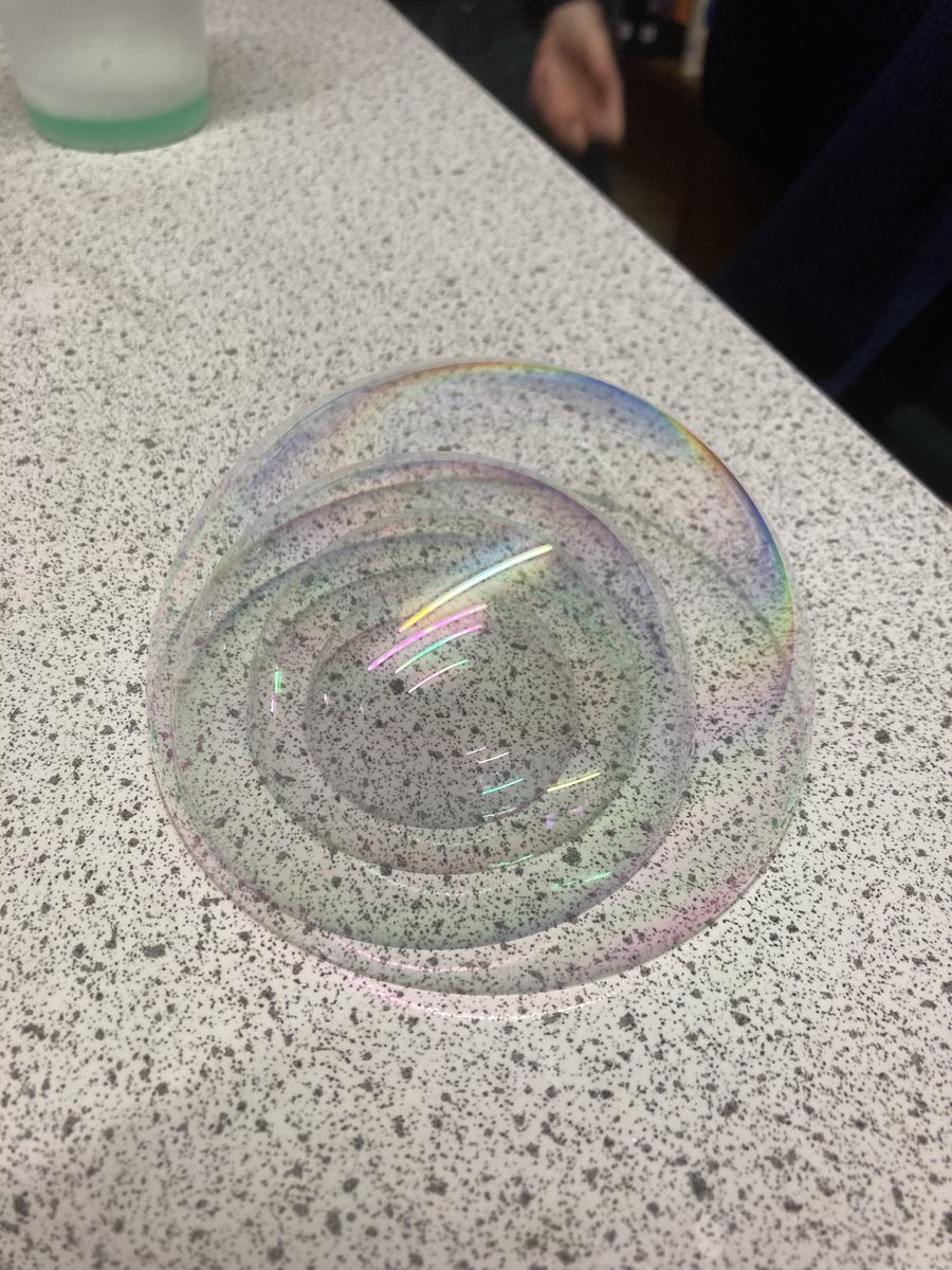 Year 6 made bubbles today.  They learnt about what changes the stability and strength of the bubble and about expansion and flexion.  They also learnt how important it is to follow instructions and be patient!