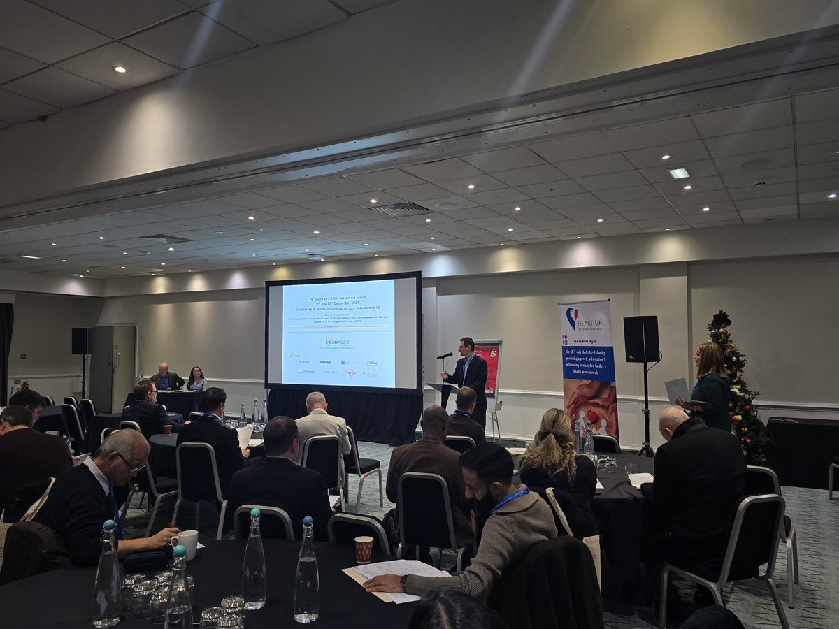 Professor Soran with the opening remarks for Day 2 of the Lipid Forum