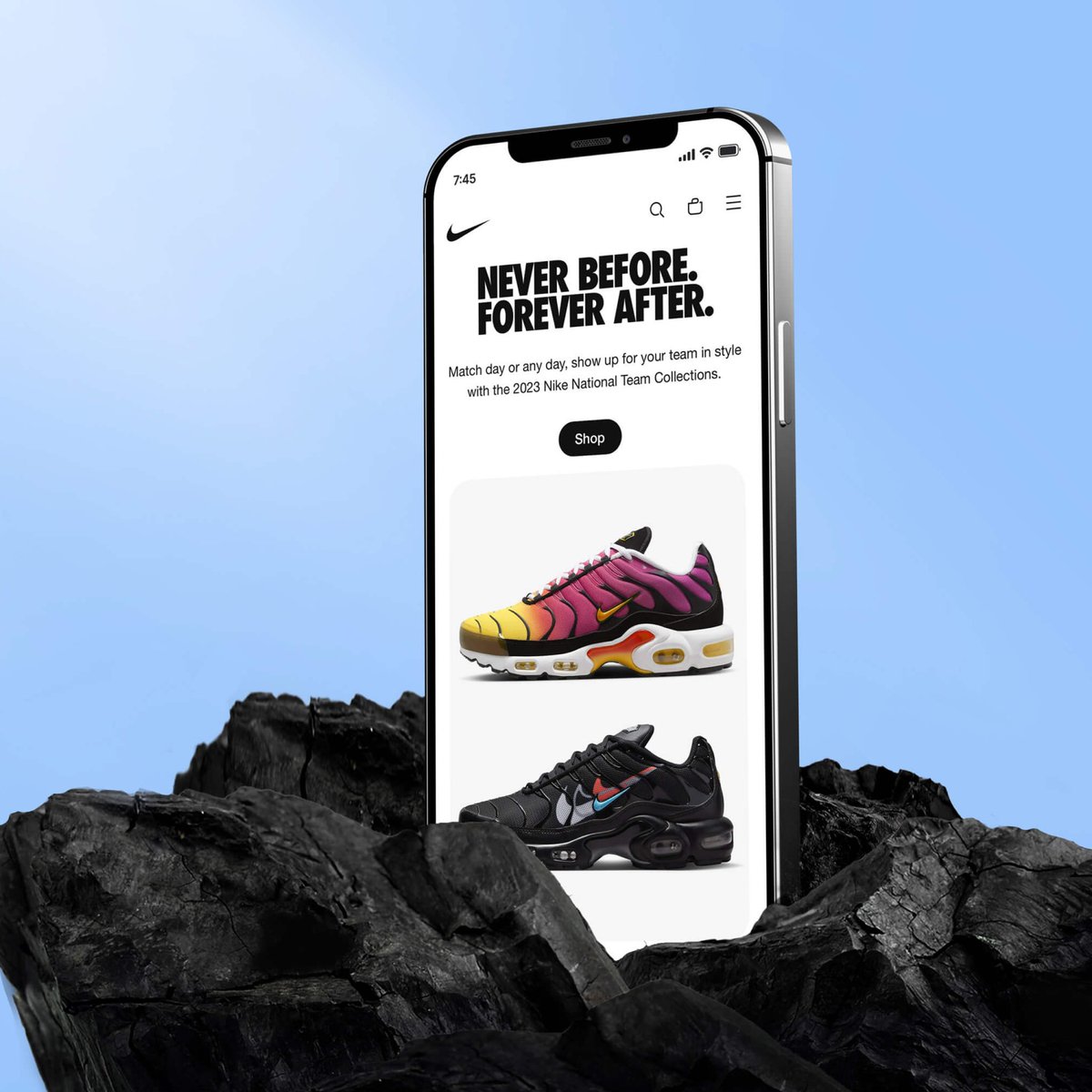 Geneza_store's tweet photo. Embrace the allure of nature with our breathtaking iPhone on Rock Mock-Up. Perfect for showcasing travel apps, adventure-themed branding, or product promotions. https://t.co/d3Gy5LF7fm