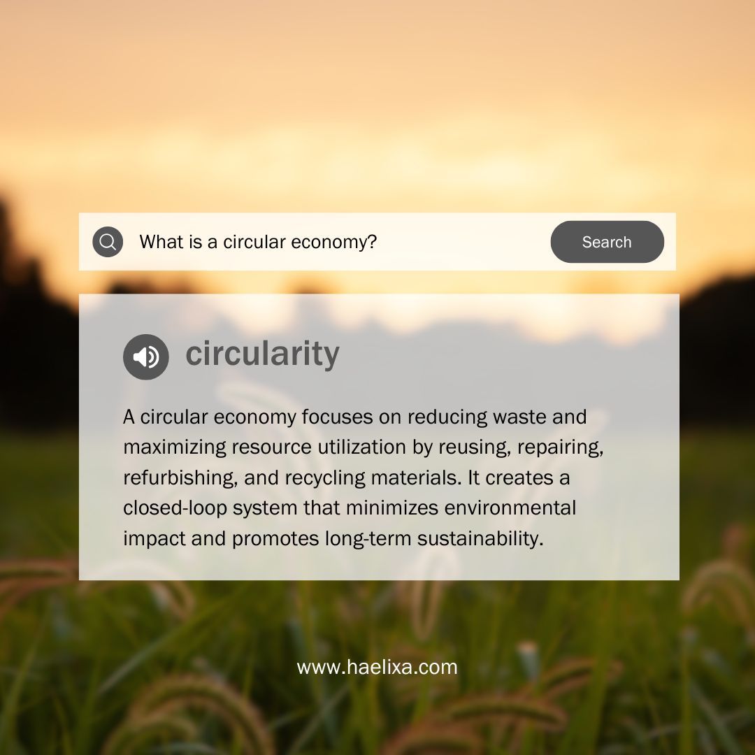 What is a circular economy?

It’s all about reducing waste and maximizing resource use through reusing, repairing, and recycling materials. We support this by tracing materials to close the loop in fashion. 

🔗 Learn more: buff.ly/4fbqDvG  

#circularity #fashionindustry