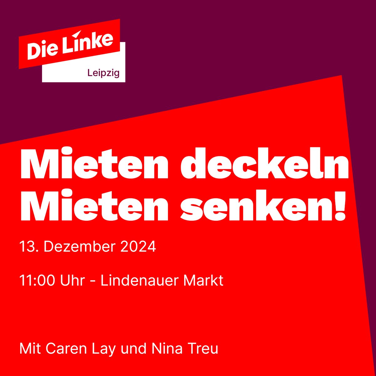 #Mietwucher: Ob Mietendeckel, der Ausbau von bezahlbarem Wohnraum oder der Kampf gegen Wuchermieten: Wir ziehen Miethaien die Zähne. Aktionstage gegen Mietwucher mit Caren Lay, Jule Nagel, Nina Treu und Sören Pellmann.
#Leipzigbleibtrot #PolitikVonUnten #nachderAmpellinks #btw25