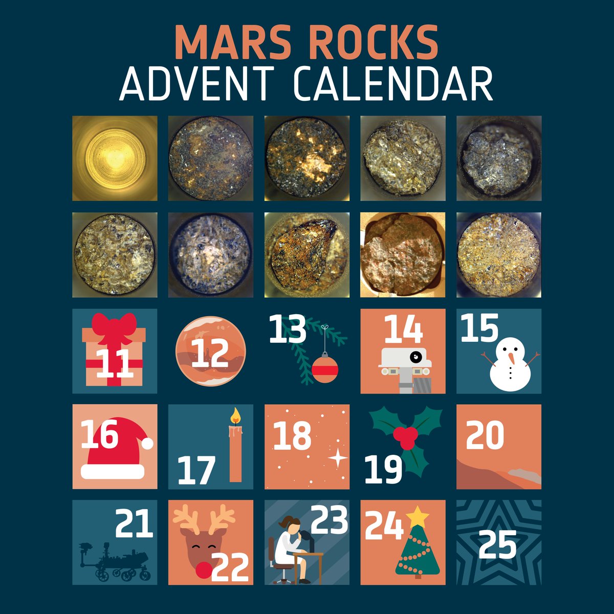 esaspaceflight's tweet photo. 📅 Day 10: Swift Run. 

🔴 As the @NASAPersevere rover climbed the ancient river delta, it sparked excitement for our martian Sherlock Holmes, Mark Sephton. 

"The Swift Run sample, deposited by liquid water,  raised the possibility of habitable conditions and sediments in which evidence of life may be entombed," says this Professor of organic geochemistry and one of the European experts in the @NASAMars 2020 science team.

#AdventCalendar #ToMarsAndBack