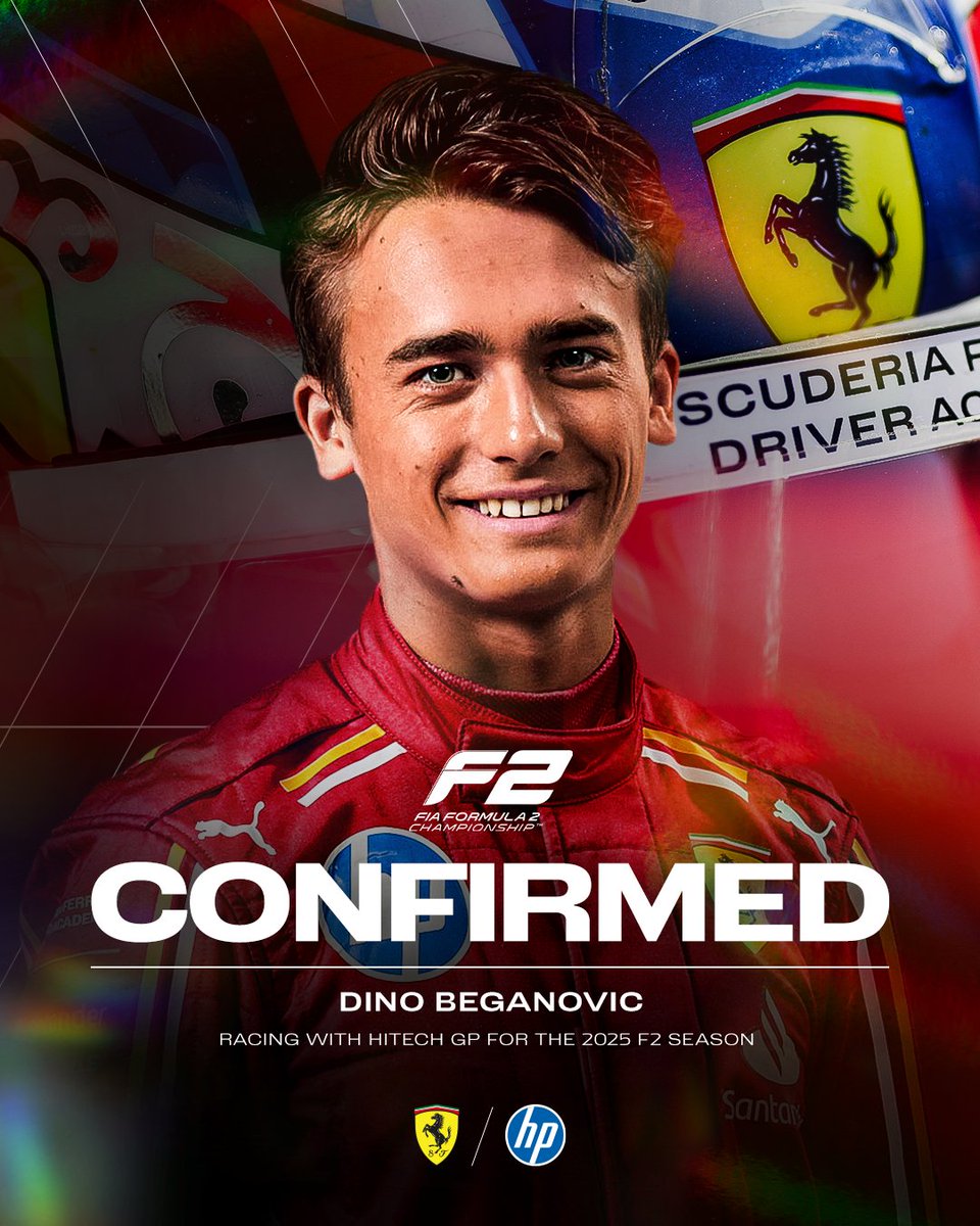 DB moves up to F2 👊

Dino joins Hitech GP for the 2025 season, well done Dino 🥳

#FDA #F2