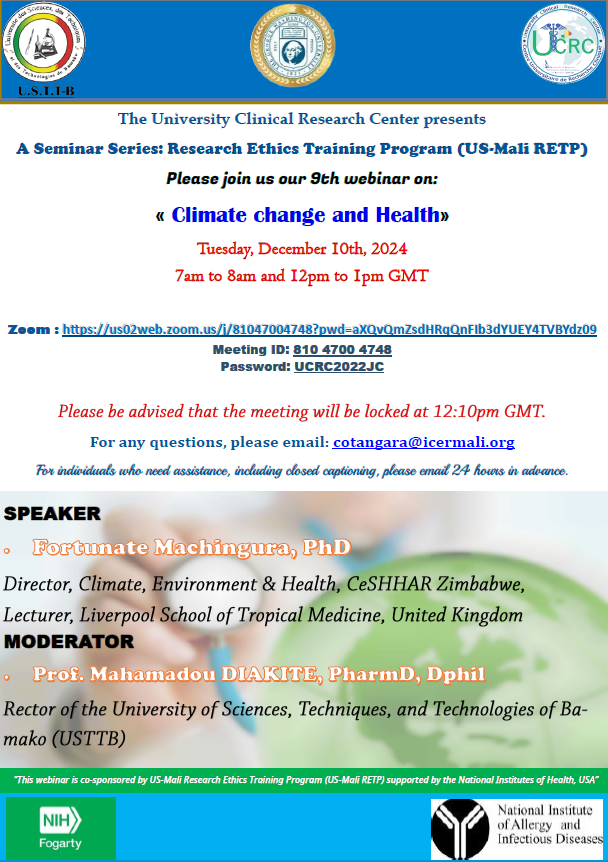 Join <a href="/FortunArty/">Fortunate Machingura</a> as she speaks at The University Clinical Research Center - Research Ethics Training Program by clicking on this link
us02web.zoom.us/j/81047004748?…