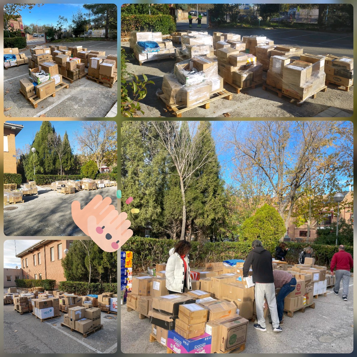 ceipeuropapinto's tweet photo. La gran comunidad educativa de Pinto une sus fuerzas por Valencia. Ayer, por fin pudimos enviar un camión cargado de material educativo para todos los centros de Paiporta, junto a kilos de cariño y solidaridad de niños, familias, docentes y colaboradores que lo han hecho posible. https://t.co/PsTw4wb471