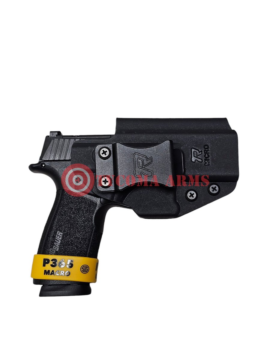 bahabidari's tweet photo. American made Rounded Gear Universal Holster (Micro) for "smaller" pistols like this 1. Sig 365 X Macro (17 round capacity) or the 2. Glock 43X (10 round capacity) offers quality and flexibility at an affordable price. They are ambidextrous, IWB/OWB, optics ready holsters. @roundedgear @tycomaarms