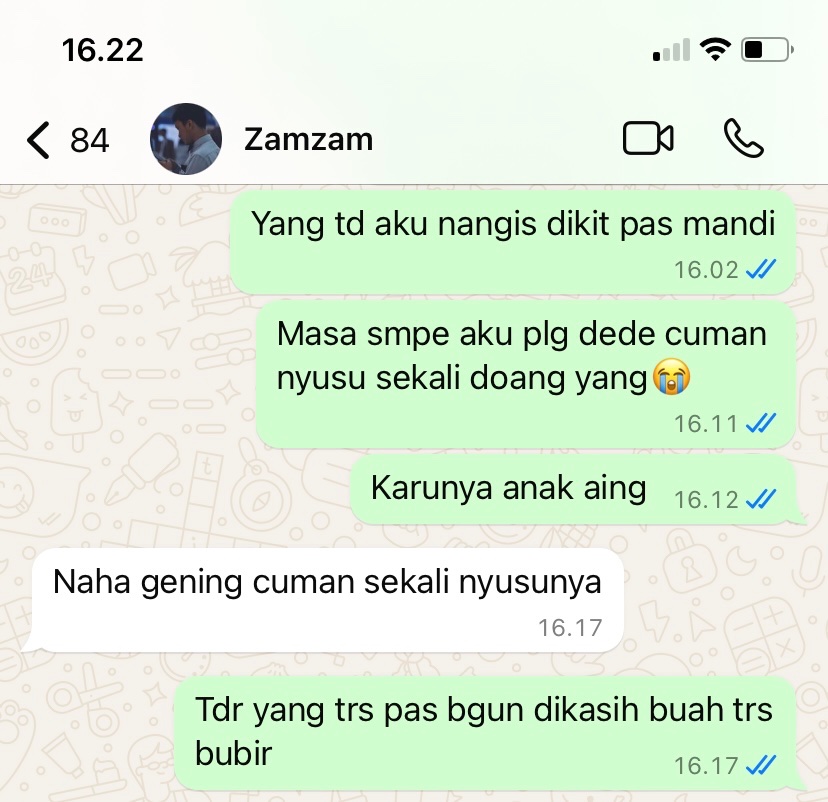 dnikenp's tweet photo. Padahal nangis banyak😭 https://t.co/LIwFJWVcIQ