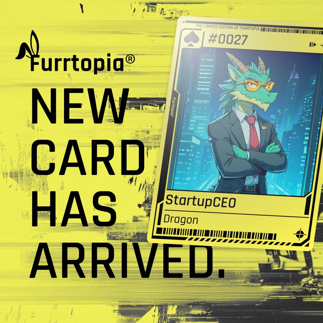 FurrtopiaApp's tweet photo. New Card: Startup CEO Dragon 🐉💼
Upgrade this card for higher tap efficiency. The tap efficiency depends on the card you equip.

Guess What’s Coming🔥
A surprise update is coming tomorrow! What’s the new feature? https://t.co/WDtwxROpni