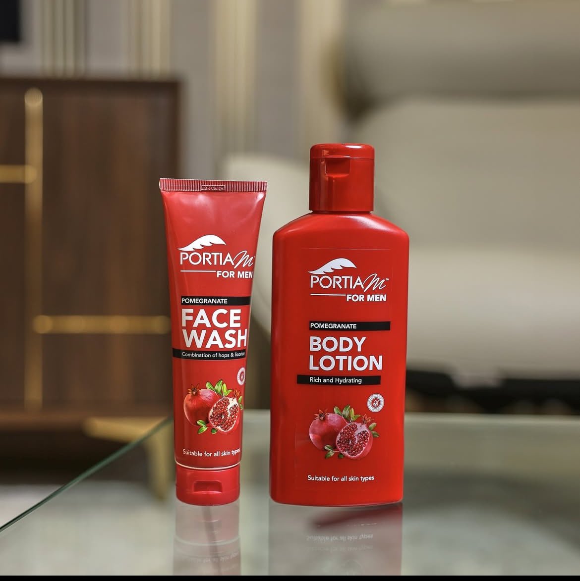 CebisuNdinisa's tweet photo. @PortiaM_Skin Been using this combo since 2019,the Portia M Face wash for men and the Body lotion ,I’m loving my skin everyday,thanks to @PortiaM_Skin
#WinWithPortiaM
#ShareTheGlow
#TeamRed
@VuyiswaNdimande @RodgersMuhle here’s a plug besties ❤️ https://t.co/YeBzHyWwax