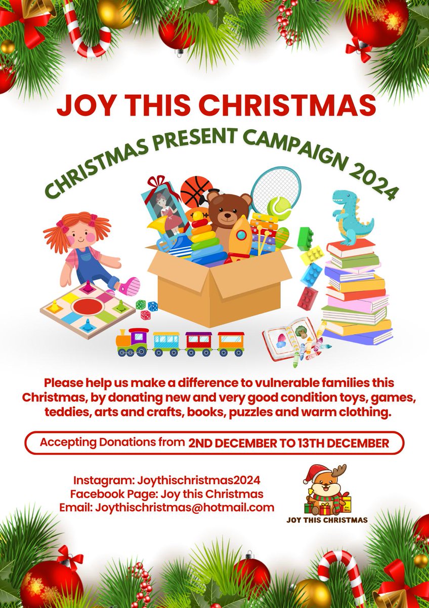 Eltham College Parents’ Association @ElthamPTA (@elthampta) on Twitter photo Final chance to support this amazing cause! 🎄🍫 Collection points- Under the arch into the Quad (morning)
JS Reception
Deliveries Lodge at the ELSC car park entrance 
📷 Thank you for your generosity in helping make this Christmas extra special for those in need Final chance to support this amazing cause! 🎄🍫 Collection points- Under the arch into the Quad (morning)
JS Reception
Deliveries Lodge at the ELSC car park entrance 
📷 Thank you for your generosity in helping make this Christmas extra special for those in need
