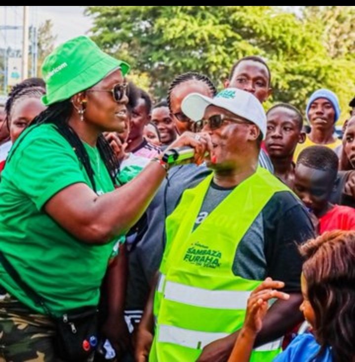 Guys today  <a href="/SafaricomPLC/">Safaricom PLC</a> caravan inapop up Machakos town, Kathiani Kawethei Kangundo Tata, Joska na Kamulu come ujue kuhandle fraud tips ndio usiibiwe. Report to 333 any number or person impersonating Safaricom and other people or organizations.kaa safe
#SambazaFurahaNaSafaricom