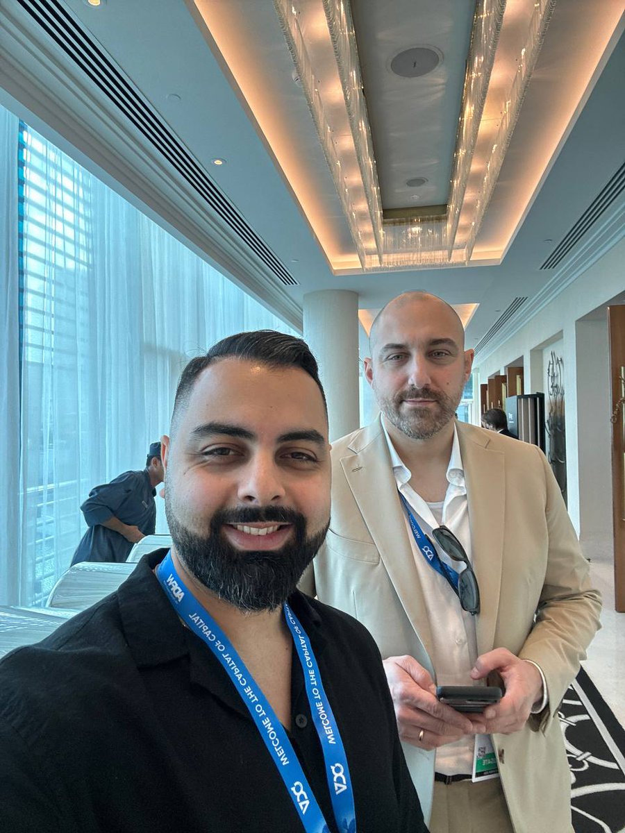 SnoozUp_app's tweet photo. Our CEO @erfffi  with @seb3point0 of @InteropVC  at #ADFinanceWeek 2024. 🚀

Great conversations about the future of decentralization and web3! 🌟

@hub71ad #SnoozUp #Sleep2Earn #Web3 https://t.co/1amoHI7JQ8
