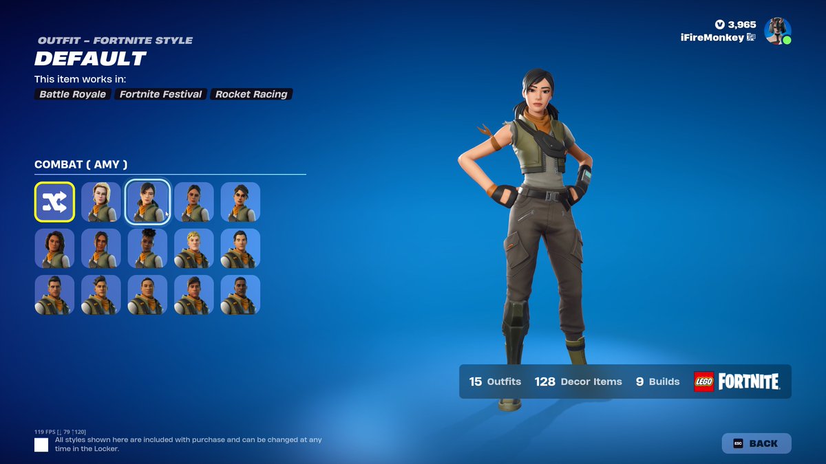Epic Games is allowing you to select your default skin in the locker now!