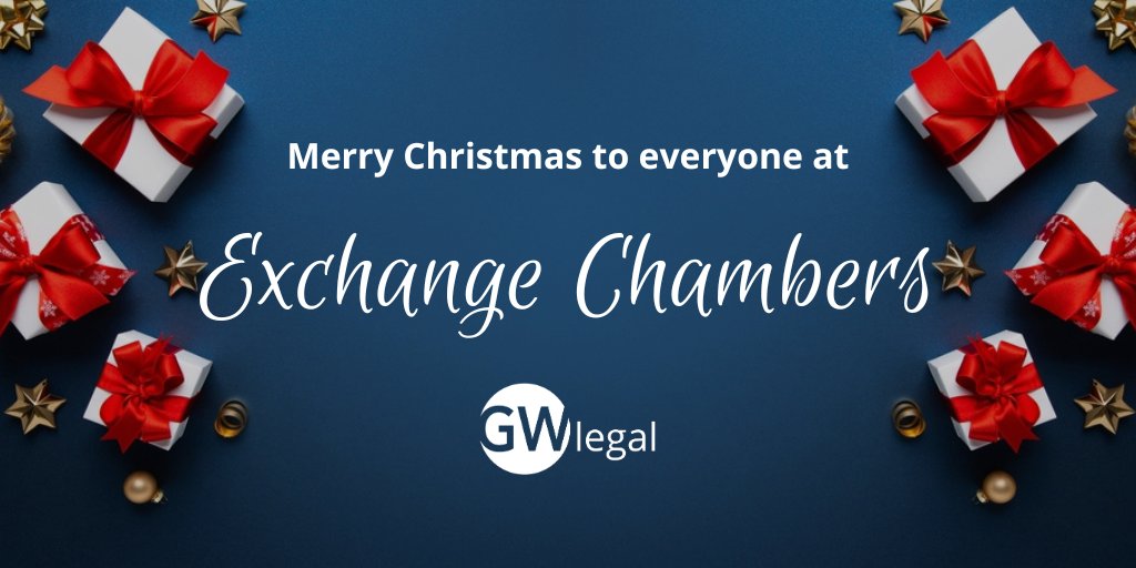We would like to wish the team at <a href="/ExchangeC/">Exchange Chambers</a> a #MerryChristmas and #HappyNewYear! 🎄

We hope you have a great time with your loved ones over the #festiveperiod 🙂 ow.ly/jeJO50UnFNX

#Christmas #Xmas #NewYear #Festive #FestiveSpirit #ChristmasMessage