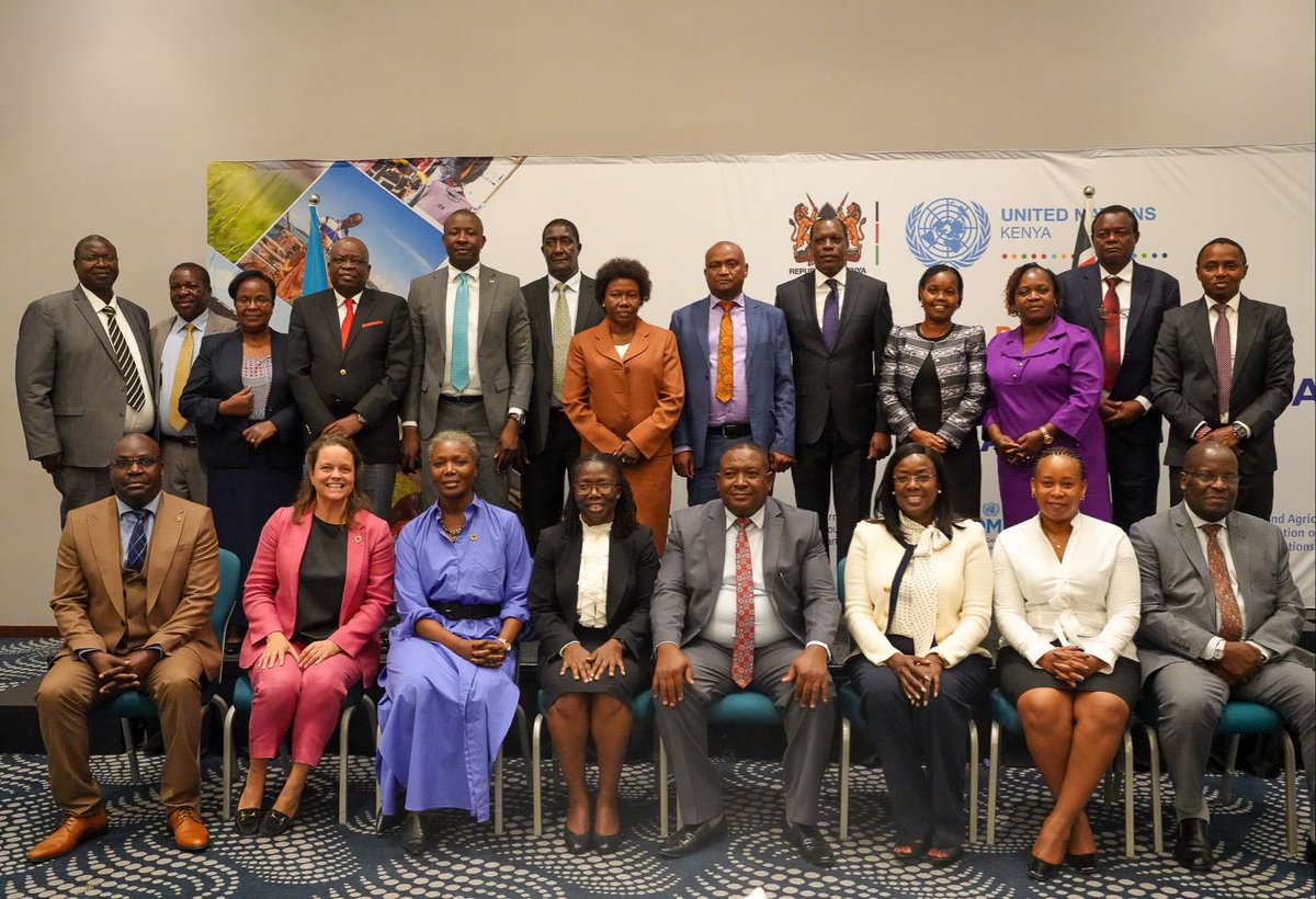 FAOKenya's tweet photo. 🚀 #OfficiallyLaunched‼️
The Joint Programme on Migration, Mobility, and
Regional Integration was launched today by @IOMKenya
@ILOKenya @unwomenkenya @UNHCR_Kenya
@FAOKenya + @GovtOfKenya
#MigrationMatters https://t.co/MTsjuKdR1j