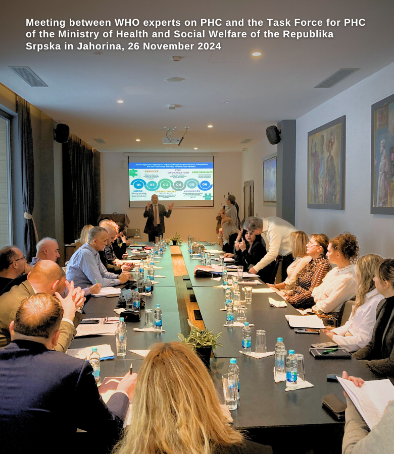 WHO_Europe's tweet photo. Last month marked a key step in shaping a community-based PHC model in Bosnia and Herzegovina.
Supported by @eubih, plans for health reform include community health centres integrating primary care with public health.
Roadmaps and pilots of the centres are set for March 2025. https://t.co/tlBKY9XJcJ