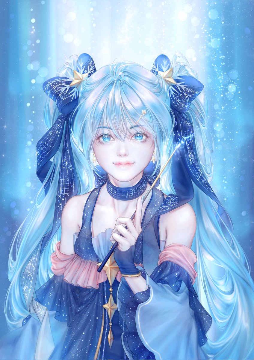 #初音ミク
#雪ミク

 Snow Miku Twinkle Snow❄️