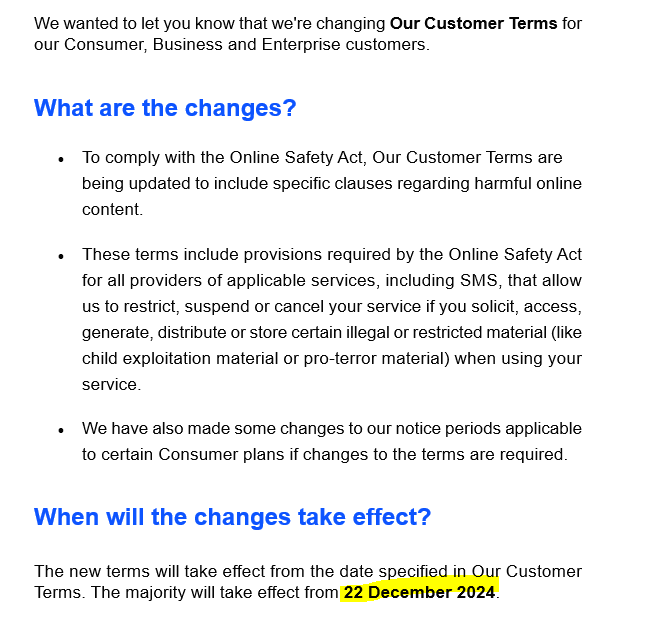 bbold31862952's tweet photo. @AussieVal10 I just received this update from Telstra; I was under the impression that this wouldn't be implemented for another 12 months. It seems the communists don't wait, do they? https://t.co/L14THBDdQV