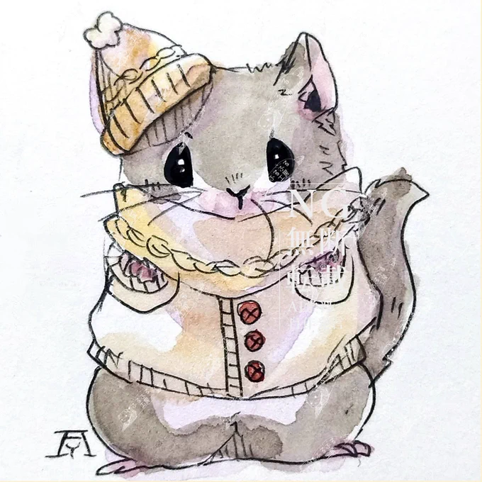 今日も1日おつかれやま〜 #いつでもニットの日 #おつかれやまね