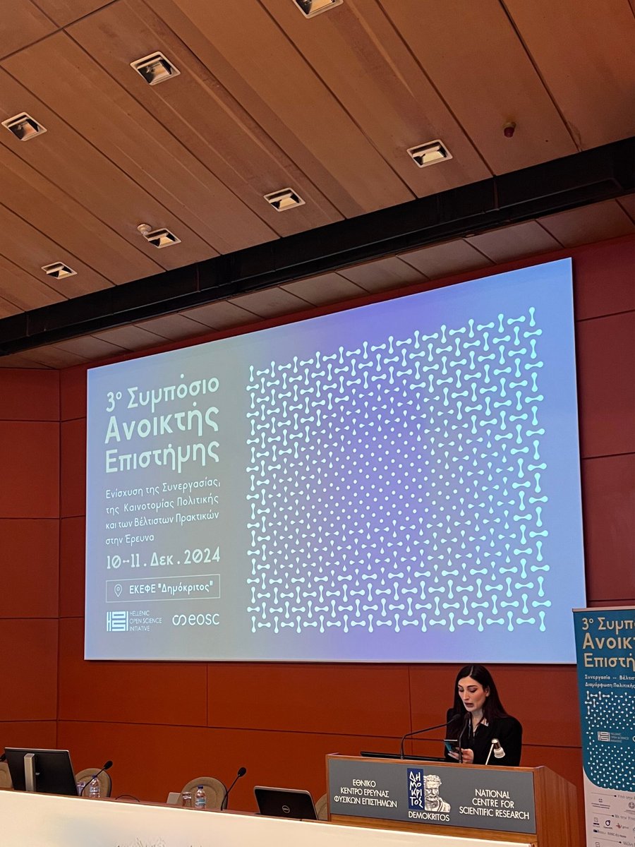 athenaRICinfo's tweet photo. The 3rd #OpenScience Symposium & #EOSC National Tripartite Event kicks off today! Researchers, innovators, and policymakers are discussing Open Science’s role in shaping a sustainable, inclusive, tech-driven society. 🎥Watch live here: https://t.co/lp6efD1Nkn #OpenScienceGreece https://t.co/IiMNTC8b54