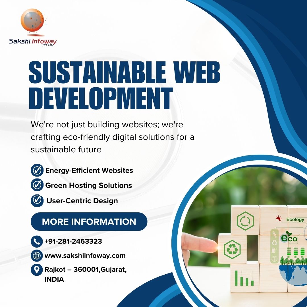 sakshiinfoway's tweet image. At Sakshi Infoway, we’re committed to delivering eco-friendly web development solutions that minimize environmental impact without compromising performance. 

#SustainableWeb #GreenTech #EcoFriendlySolutions #WebDevelopment #SakshiInfoway #DigitalSustainability