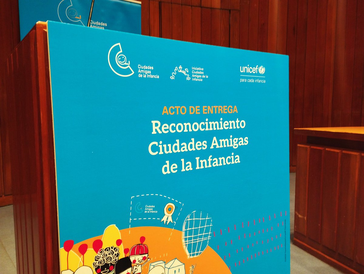 Ciudades Amigas de la Infancia (@ciudadesamigas) on Twitter photo Estamos en el salón de actos del <a href="/JuventudInfGob/">Ministerio de Juventud e Infancia</a> para la entrega de Reconocimientos de <a href="/CiudadesAmigas/">Ciudades Amigas de la Infancia</a> de <a href="/unicef_es/">UNICEF España</a>.
¡Empezamos en breve!
Sigue el acto en este #hilo Estamos en el salón de actos del <a href="/JuventudInfGob/">Ministerio de Juventud e Infancia</a> para la entrega de Reconocimientos de <a href="/CiudadesAmigas/">Ciudades Amigas de la Infancia</a> de <a href="/unicef_es/">UNICEF España</a>.
¡Empezamos en breve!
Sigue el acto en este #hilo