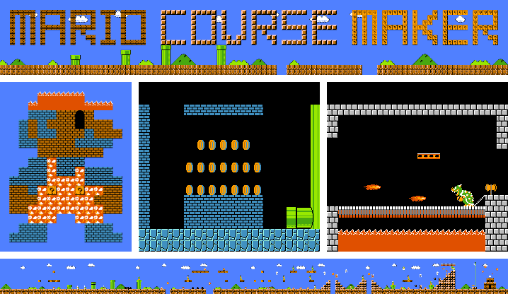 utility_labo's tweet photo. 【新作の画像ツールを公開】

ファミコンのスーパーマリオみたいなコース画像を作れるだけのWebアプリです。ゲームではありません。

FCマリオ1風 ドット絵コースメーカー
https://t.co/3OvOGhxVNO https://t.co/Xaw1JNZRPN