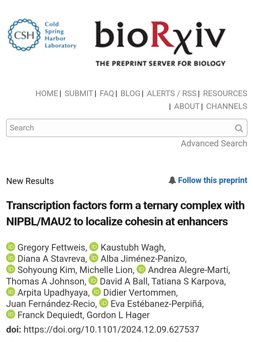 @EstebanezLab (@eva46653369) on Twitter photo 🎯 Read the new amazing research from the labs of Gordon Hager & Frank Dequiedt lead by <a href="/GregoryFettweis/">Grégory Fettweis</a> <a href="/WaghKaustubh/">Kaustubh Wagh</a> #DianaStavreva <a href="/AlbaJimP1/">Alba Jiménez-Panizo, PhD</a> & rest of collaborators. Always a great pleasure working with these team of awesome scientists 🪐✨️ 🎯 Read the new amazing research from the labs of Gordon Hager & Frank Dequiedt lead by <a href="/GregoryFettweis/">Grégory Fettweis</a> <a href="/WaghKaustubh/">Kaustubh Wagh</a> #DianaStavreva <a href="/AlbaJimP1/">Alba Jiménez-Panizo, PhD</a> & rest of collaborators. Always a great pleasure working with these team of awesome scientists 🪐✨️