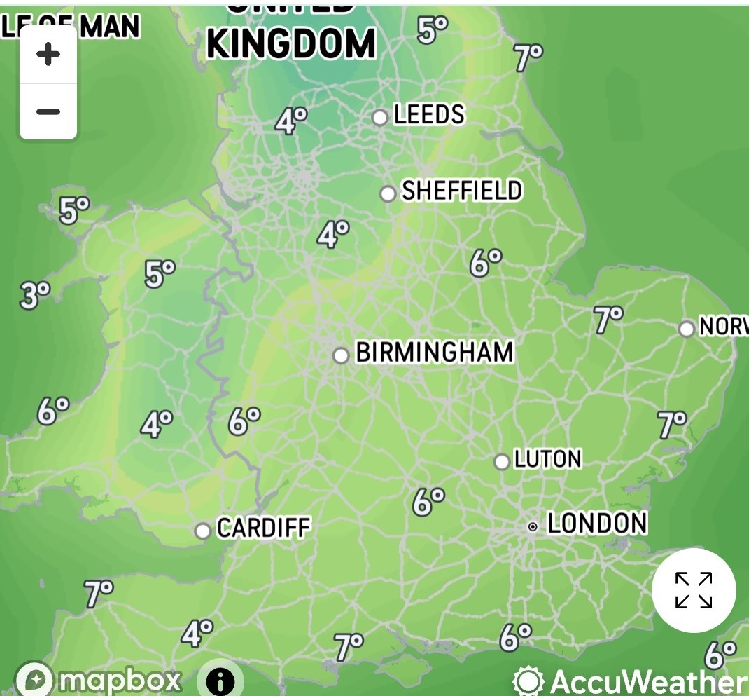 When people in Scotland are waking up to -3 temperatures or as low as -6 this morning. People in England &amp; Wales are waking up to 4,5,6, 0r even as high as 7! Clearly the UKGov don't care about pensioners in Scotland &amp; the only way to protect Scots is #ScottishIndependence