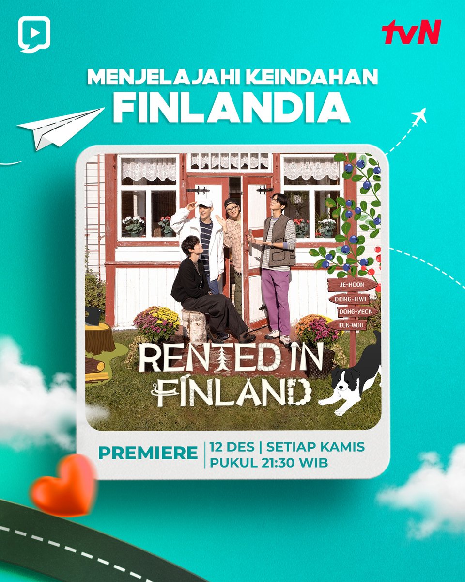Dens_TV's tweet photo. Liburan akhir tahun enaknya ke Finlandia nggak sih!!??🎡

MinDens kasih tau tempat-tempat indah yang ada di Finlandia, nih..

#DensTV #Itssimplyentertaining #DensGO #VarietyShow #KoreanVarietyShow #tvN #RentedinFinland https://t.co/OsgSt7YpM1