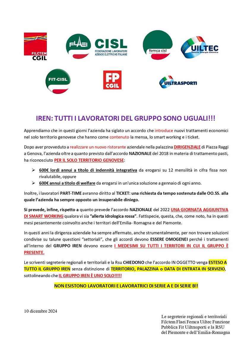 FLAEI Cisl Piemonte tweet media