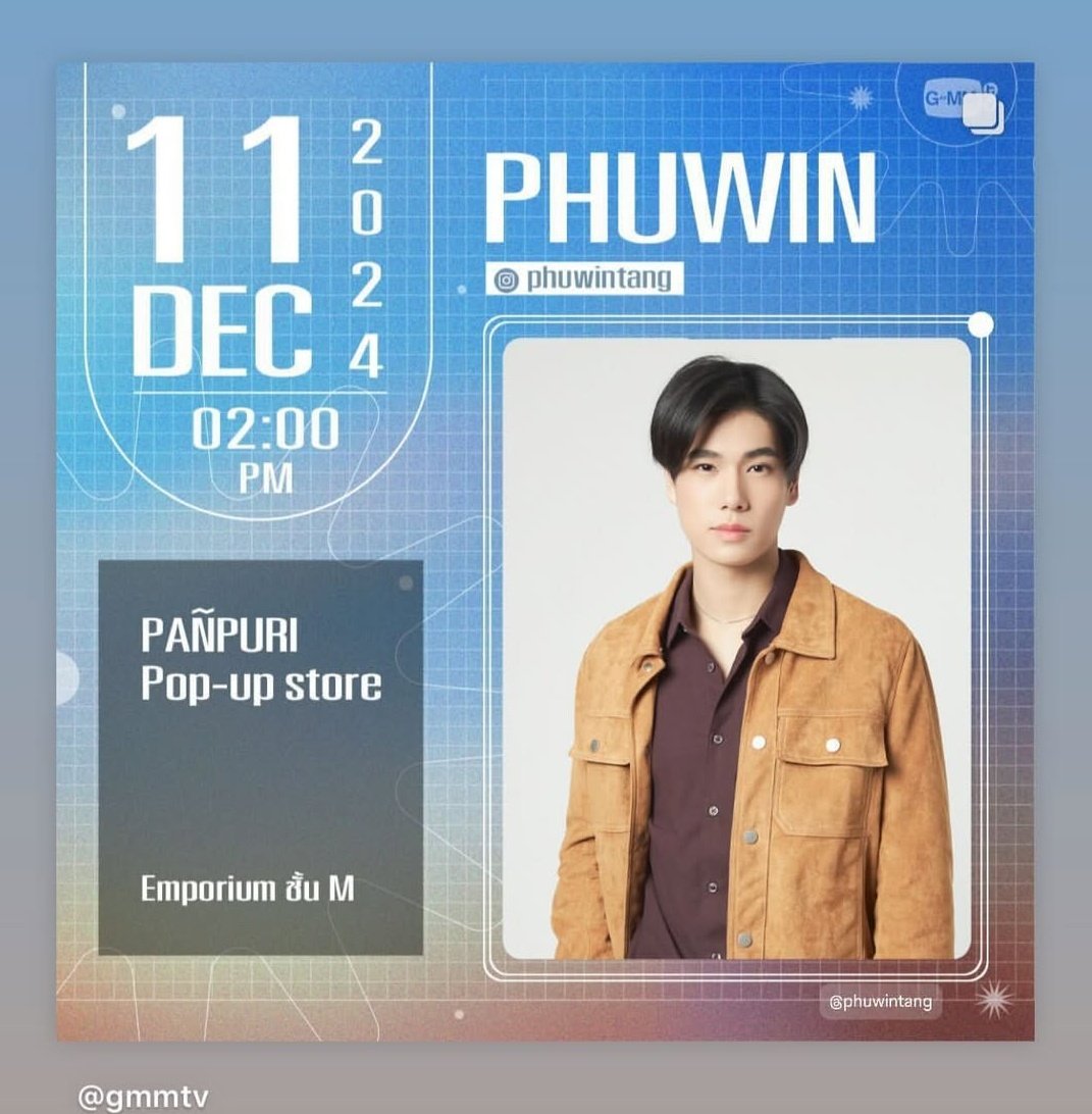 PAÑPURI JOURNEY TO THE PEAK POP-UP
📍Emporium, M floor
🗓️ December 11, 2024
 ⏰ 13:00 - 15:00 PM

Receive a 1 ml EXTRACT Perfume Oil and a special gift* when you participate in the activities at the event. 
📍Register to join the pop-up: bit.ly/4ikfoU6

#phuwintang