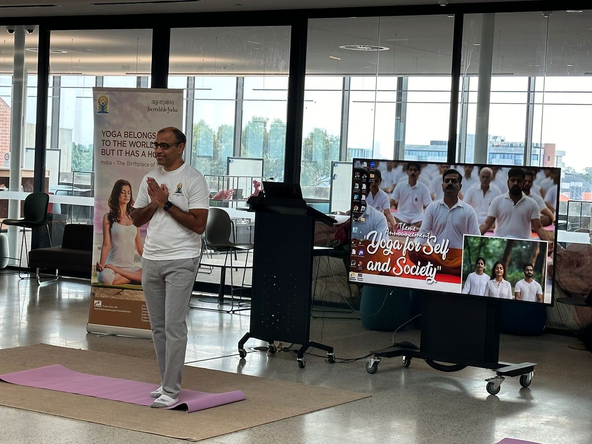 Such a privilege to host the International Day of Yoga on the 18th of June. Thank you to the Consulate General of India, Perth.
- 18 June 2024